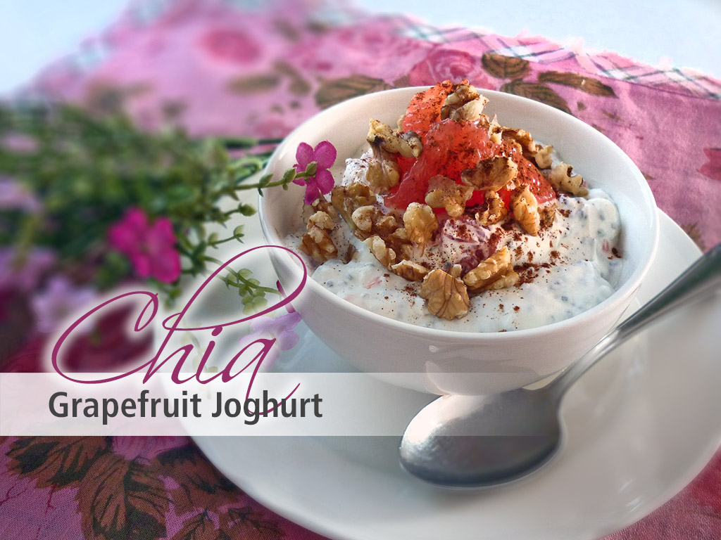 Chia Samen Rezepte Rezept Chia Grapefruit Joghurt