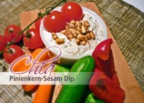 Chia Pinienkern - Sesam Dip