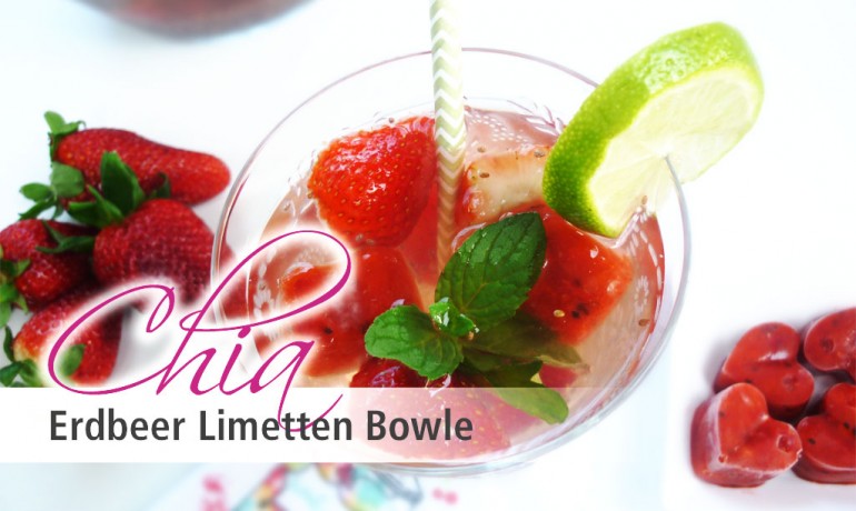 Diese alkoholfreie Chia Erdbeer Limetten Bowle ist genau das Richtige für die nächste Gartenparty. Sie ist leicht, erfrischt und schmeckt fruchtig süß ohne Zuckerzusatz, dank der reifen Erdbeeren und dem Steviapulver!