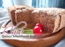 Chia Quinoa Schnittlauch Brot (glutenfrei)