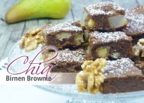 Chia Birnen Brownies