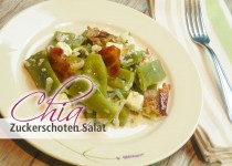 Chia Zuckerschoten Salat