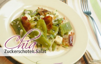 Chia Zuckerschoten Salat