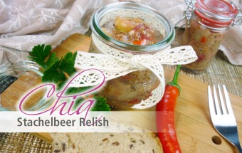 Chia Stachelbeer Relish