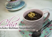 Chia Schoko-Wallnuss Tassenkuchen